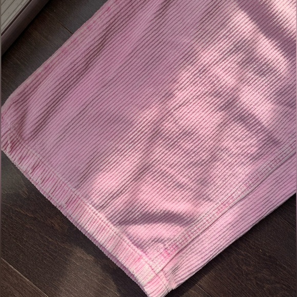 BDG High & Wide Pink Corduroy Pants - Picture 9 of 9